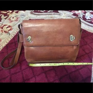 Ferragamo Elegant and Timeless Brown Leather Purse